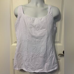 Elegant White Women's Tank Top